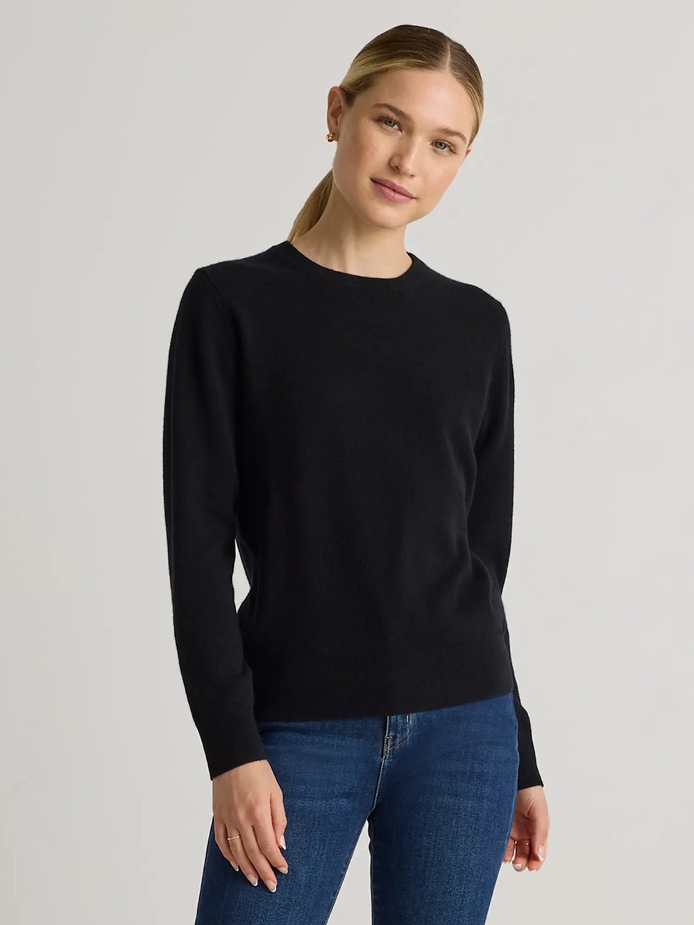 Quince Mongolian Cashmere Crewneck Sweater - S